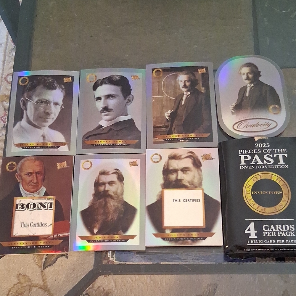 INVENTORS EDITION RELIC TRADING CARDS